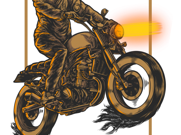 Motorcycle t shirt design for download