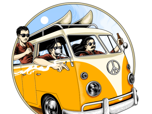 Summer traveler t shirt design for download