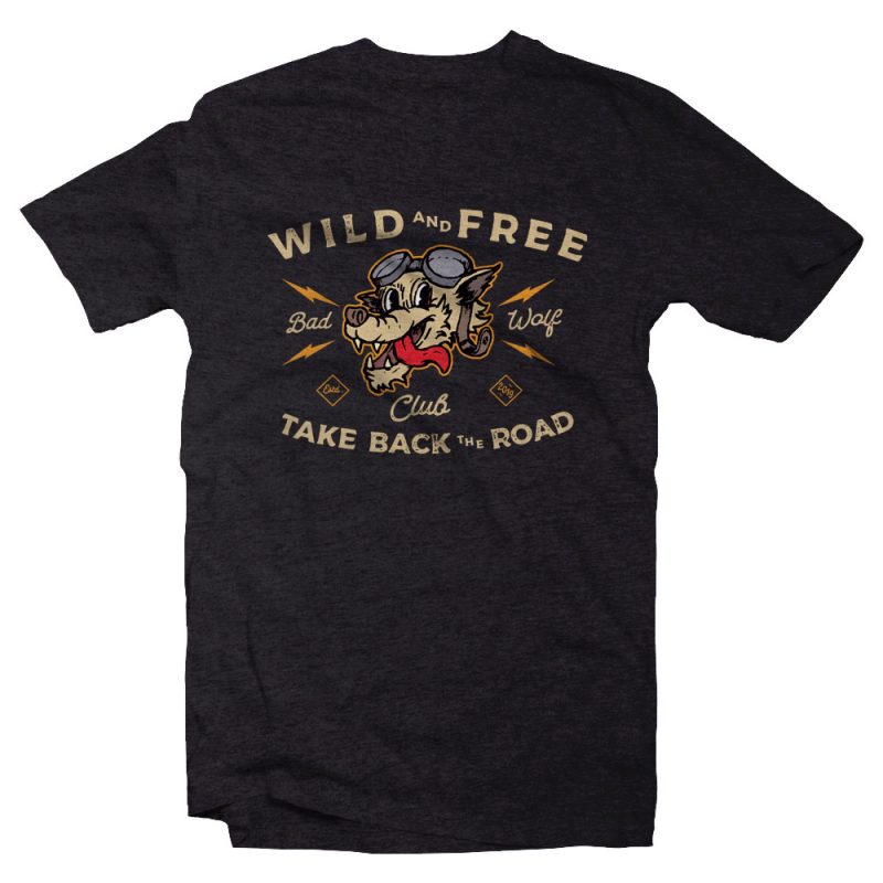 wild and free t-shirt designs for merch by amazon