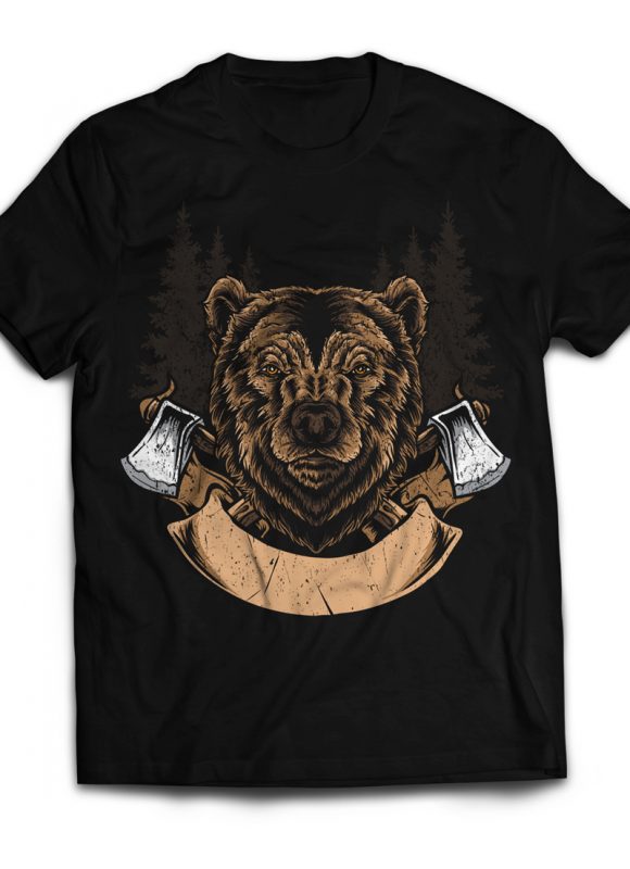 Wildlife t shirt design graphic
