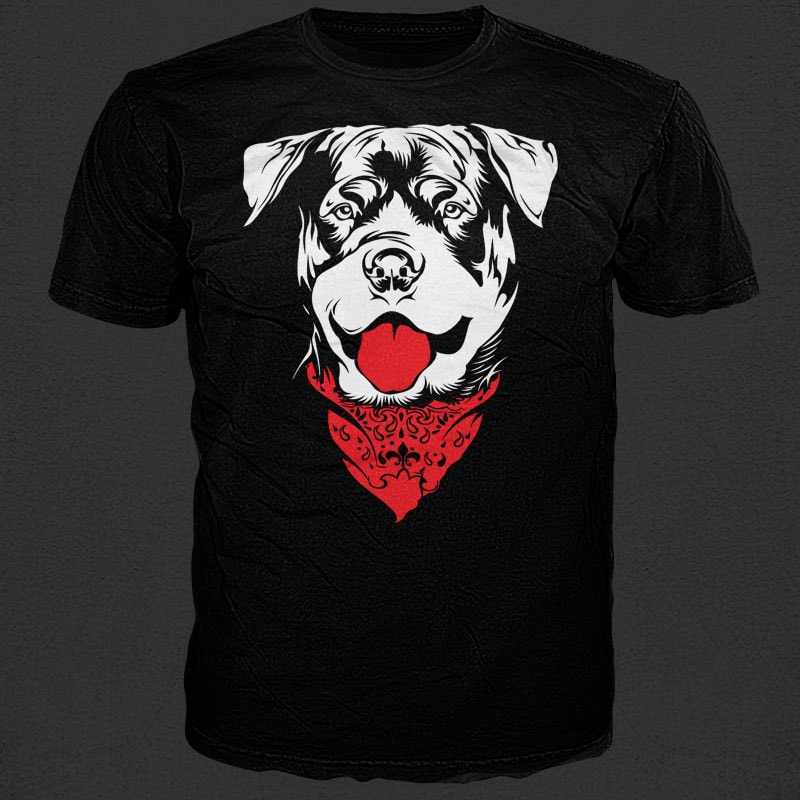 Anjing tshirt design for sale