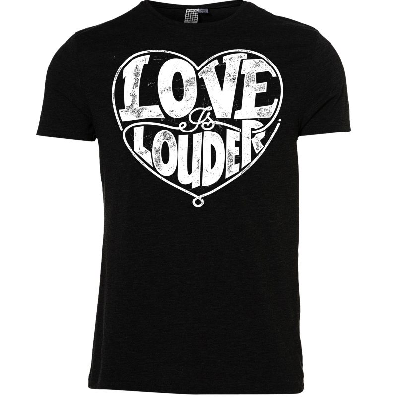 Love Is Louder tshirt design for sale