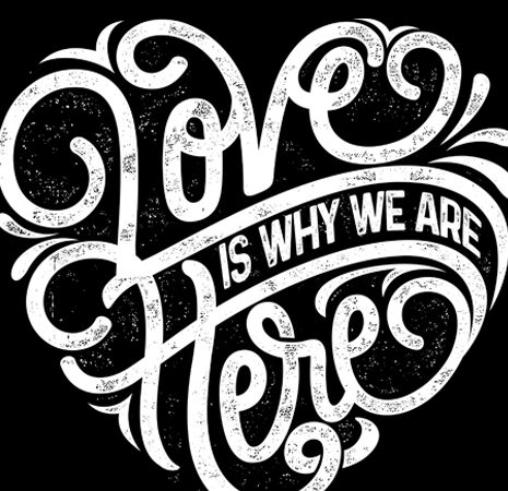 Love is why we are here 2 print ready vector t shirt design