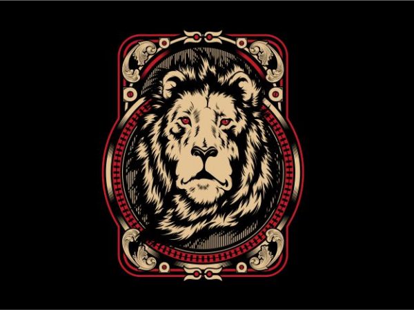 The king of jungle print ready shirt design The king of jungle print ready shirt design
