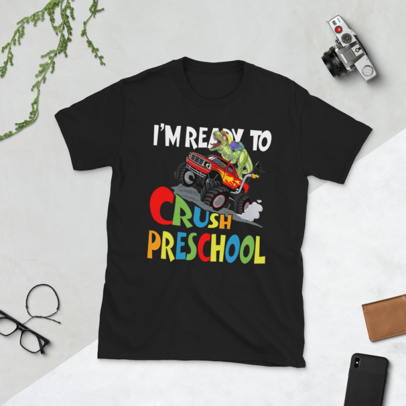 Back to School png file – I’m ready to crush preschool buy tshirt design