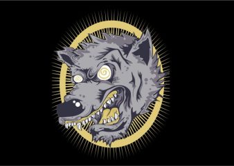 Mad Wolf buy t shirt design artwork
