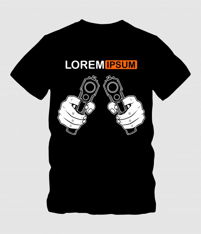 Dual Wield Pistol buy tshirt design