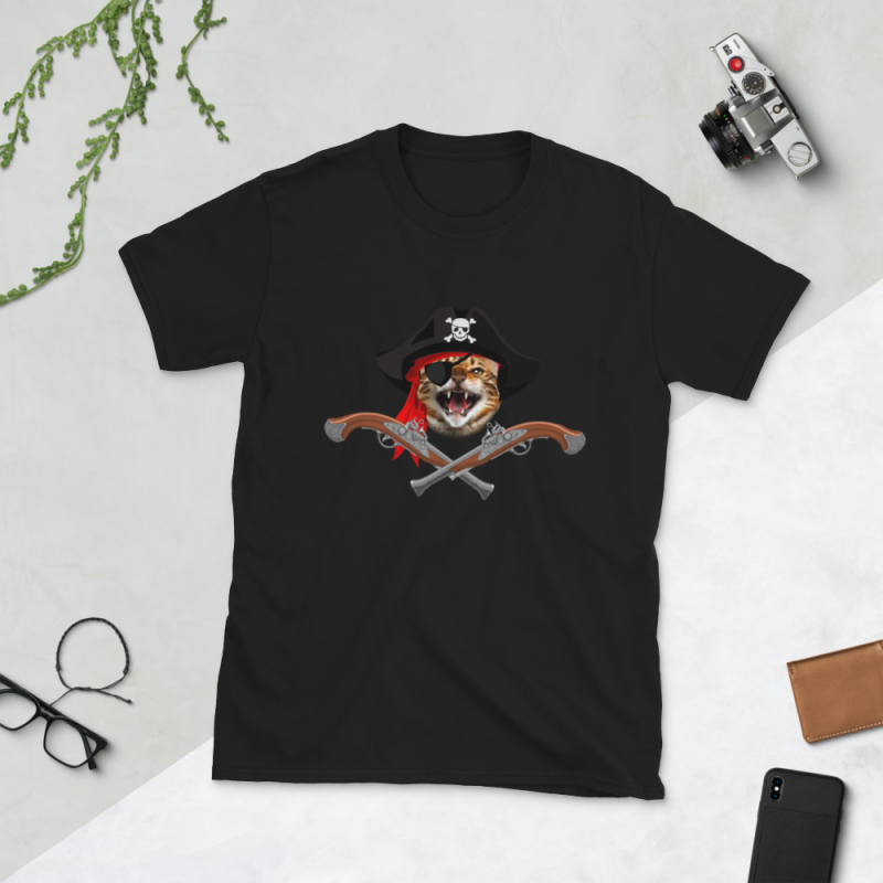 Pirate png – Pirate cat commercial use t shirt designs