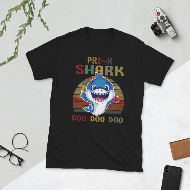 Back to School png file pre-K Shark Doo Doo tshirt designs for merch by amazon