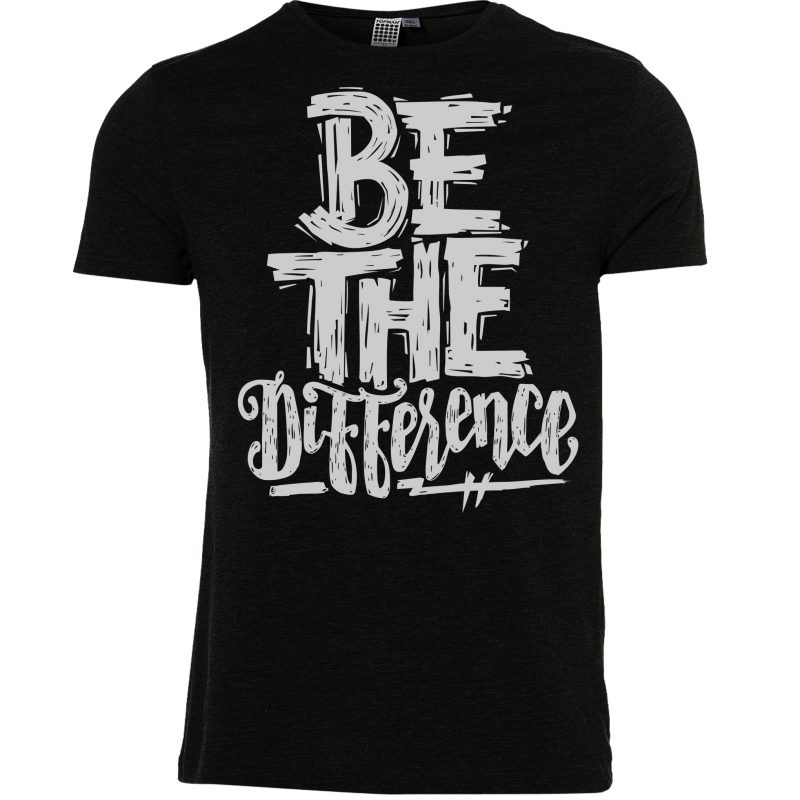 Be The Difference commercial use t shirt designs