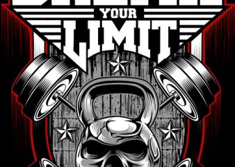 Break Your Limit vector t shirt design artwork