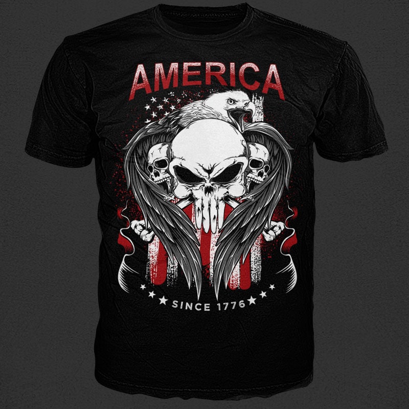 America 1776 tshirt design for sale