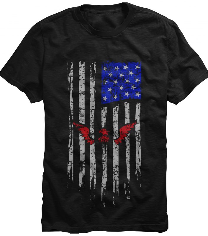 American Flag t-shirt design template vector shirt designs