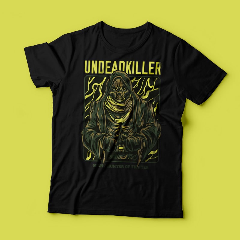 Undead Killer T-Shirt Design tshirt factory
