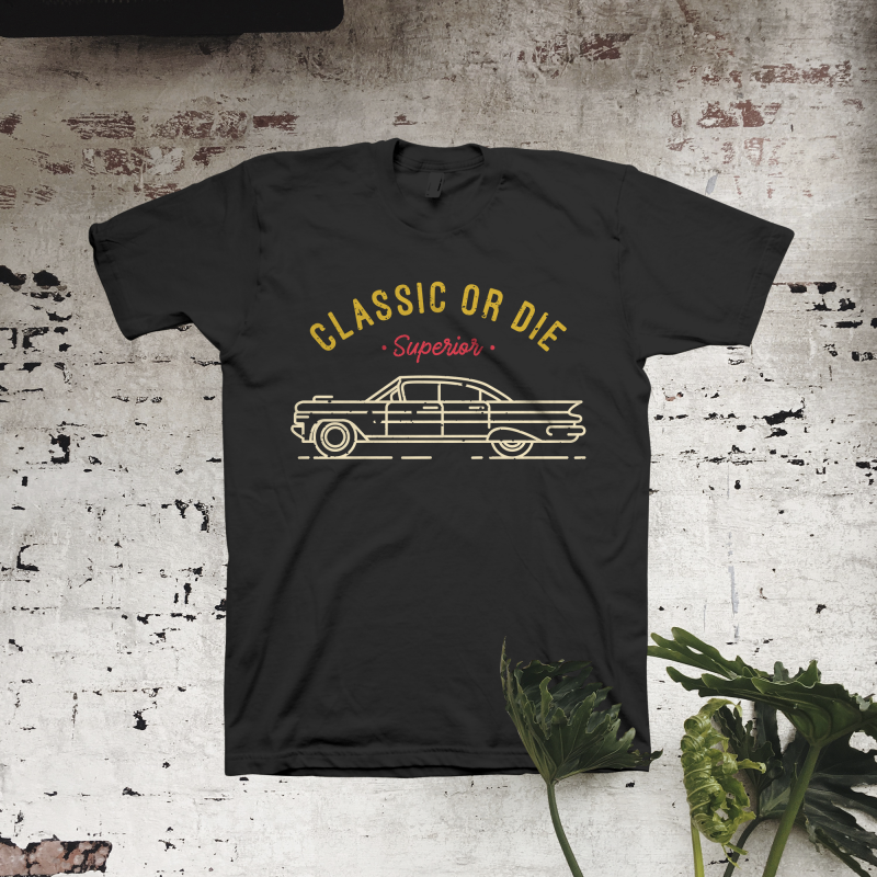 Classic or Die t shirt design graphic