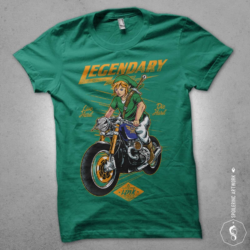 green vagabond Graphic t-shirt design t shirt designs for merch teespring and printful