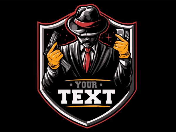 Mafia vector tshirt design