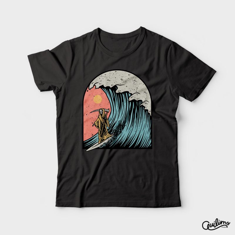 Wave Conqueror t shirt designs for merch teespring and printful