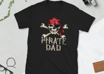 Pirate png – Pirate dad t-shirt design png