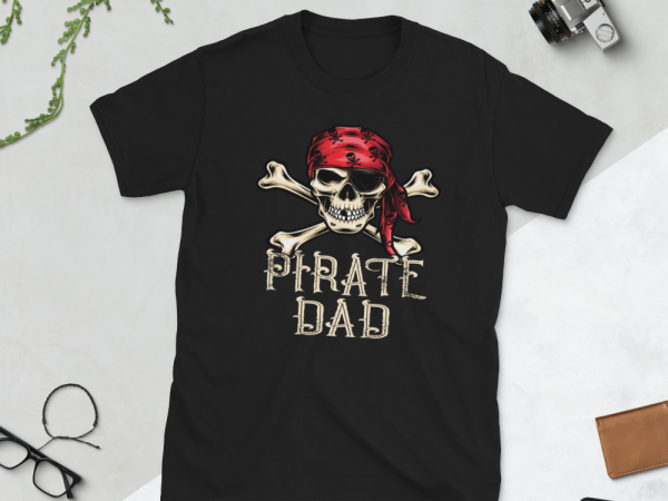 Pirate png – pirate dad t-shirt design png