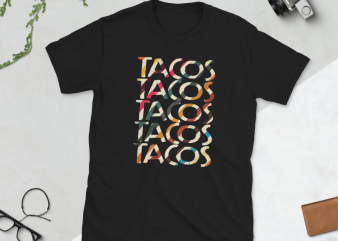 Taco png – Retro taco t shirt design for sale