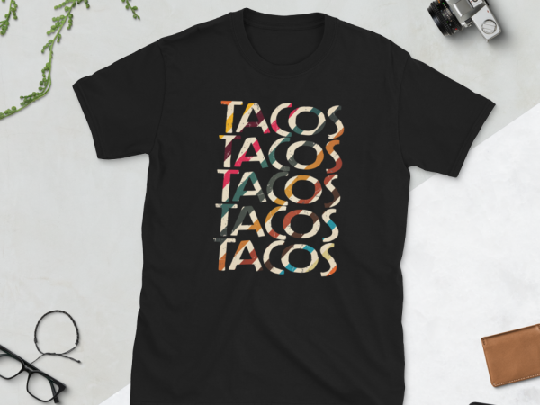 Taco png – retro taco t shirt design for sale