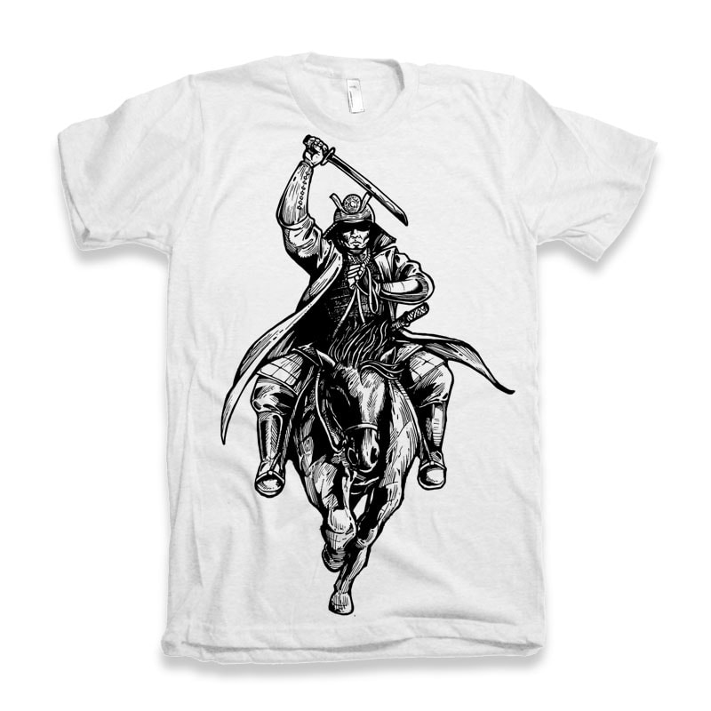 Samurai t shirt designs for teespring