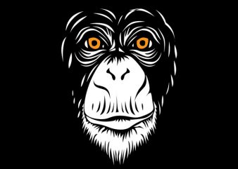 Sarkowi the Monkey vector t shirt design for download