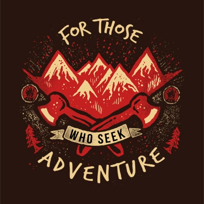 Seek Adventure t shirt designs for sale