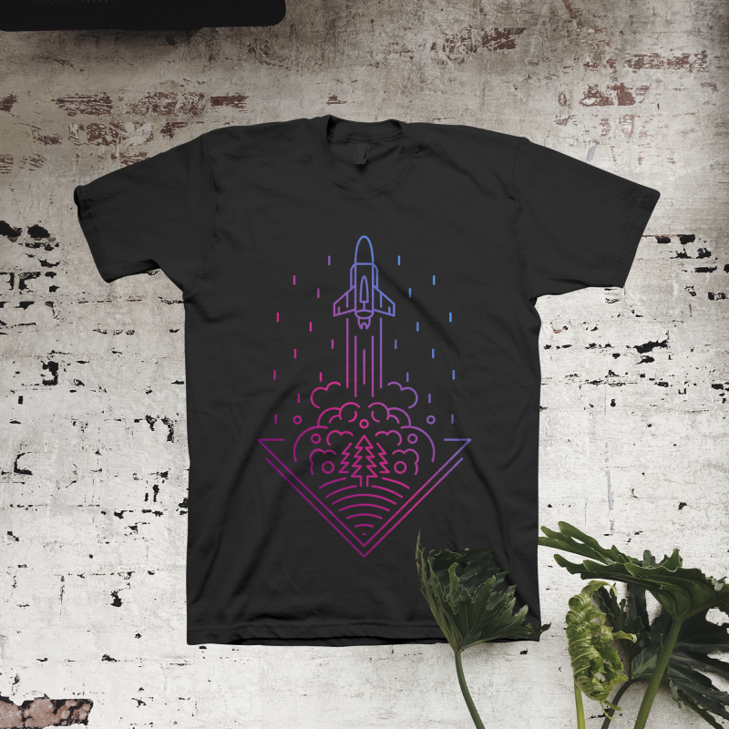 Smoky Rocket tshirt factory