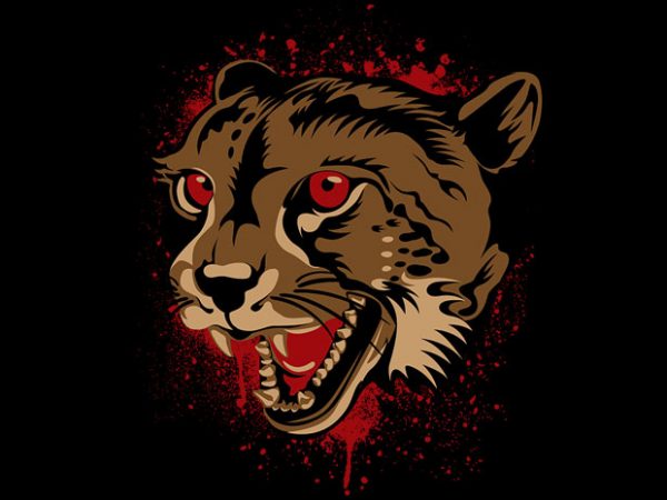 The roar vector t-shirt design
