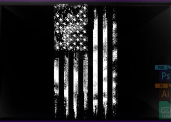 US Flag vector t shirt design for download