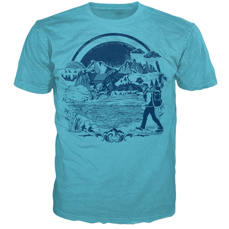 Adventure tshirt design for sale