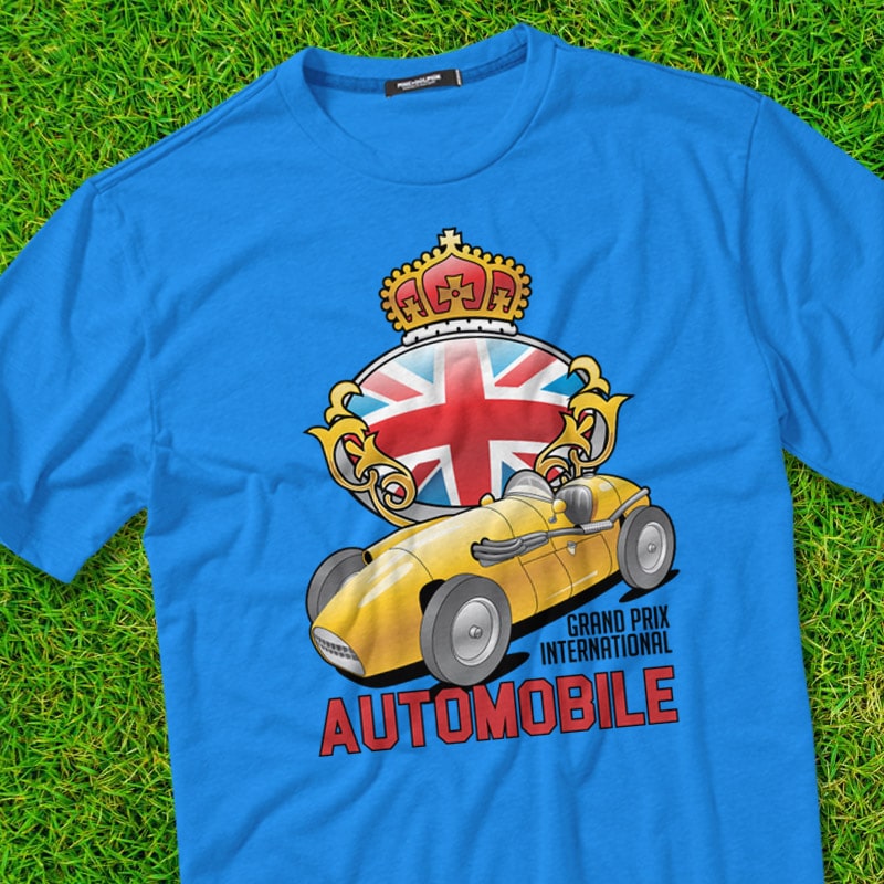 AUTOMOBILE tshirt design for sale