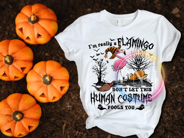 I’m really a Flamingo Don’t let this Human Costume Fools you Tshirt Halloween I’m really a Flamingo Don’t let this Human Costume Fools you Tshirt Halloween