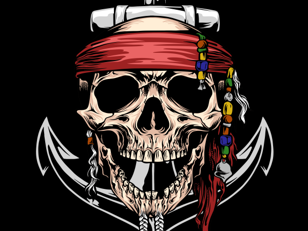 Pirate png – Pirate Skull t shirt design to buy