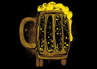 beer vector t-shirt design