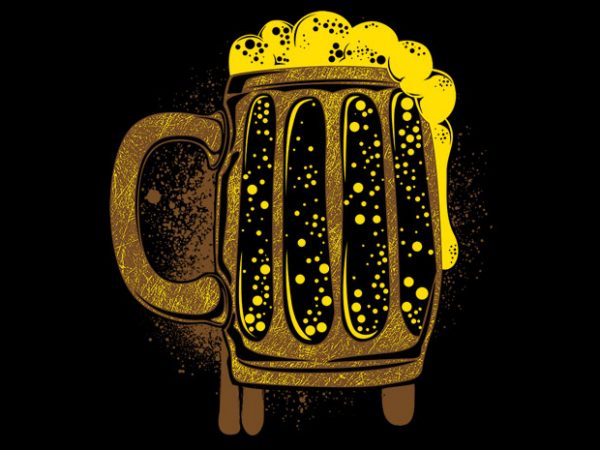 Beer vector t-shirt design