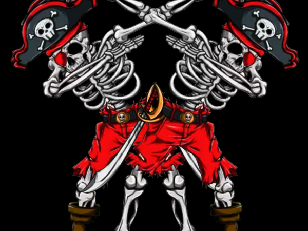 Pirate png – skeleton dabbing pirate print ready t shirt design