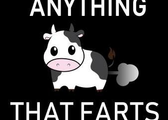 Vegan Png – I dont eat anything that farts commercial use t-shirt design