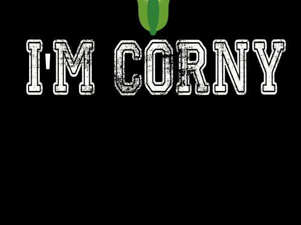 Vegan png – i’m corny shirt design png