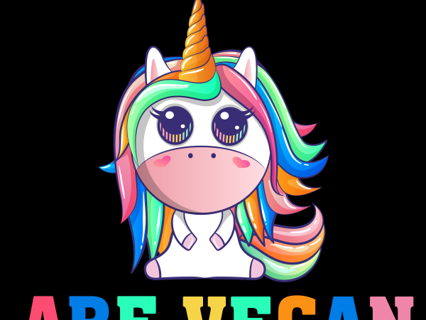 Vegan png – unicorn are vegan buy t shirt design artwork
