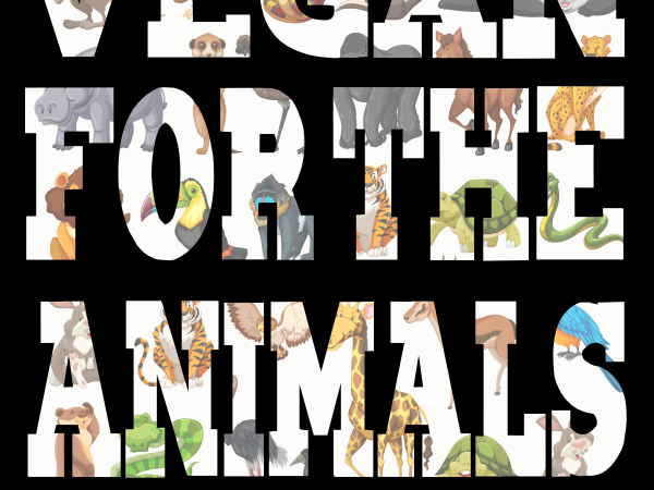 Vegan png – vegan for the animals buy t shirt design
