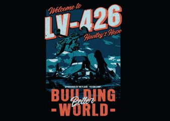 building better world vector shirt design