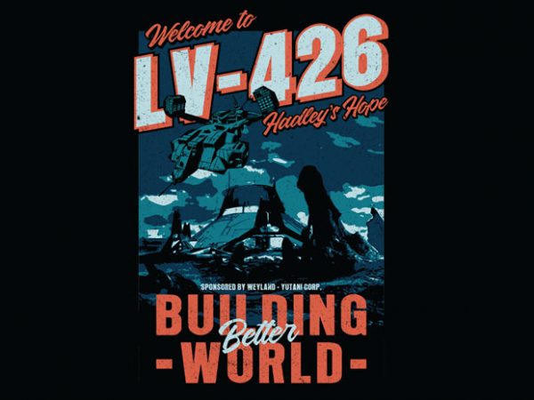 Building better world vector shirt design