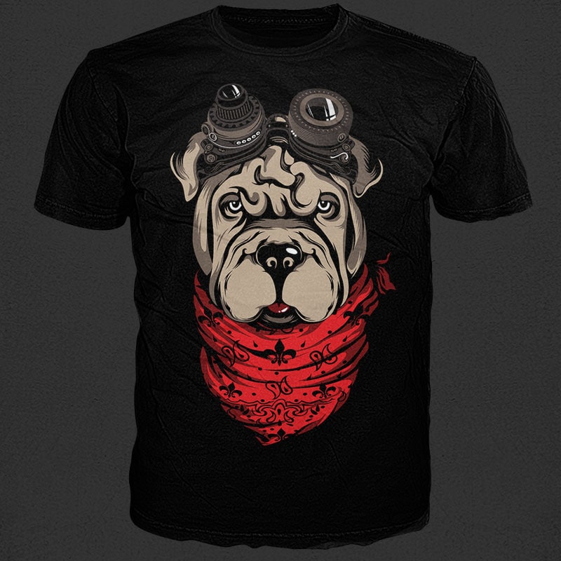 Dog Punk t-shirt designs for merch by amazon