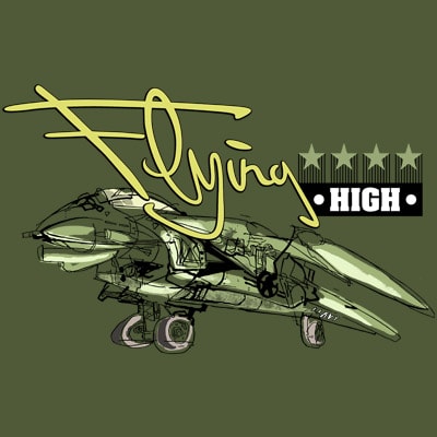 Flying high t shirt design to buy