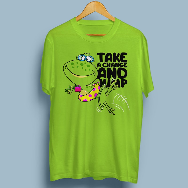 JUMP t shirt designs for print on demand