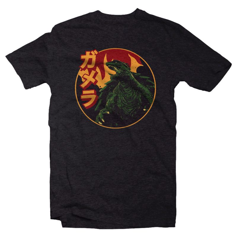 giant monster gamera vector t shirt design