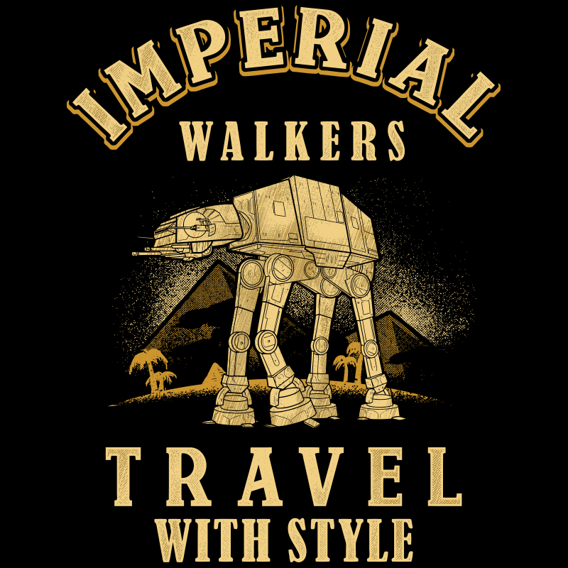 Imperial Walker t-shirt designs for merch by amazon